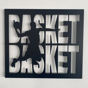 Tableau décoratif Basket-ball – noir