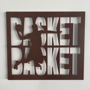 Tableau décoratif Basket-ball – rouille