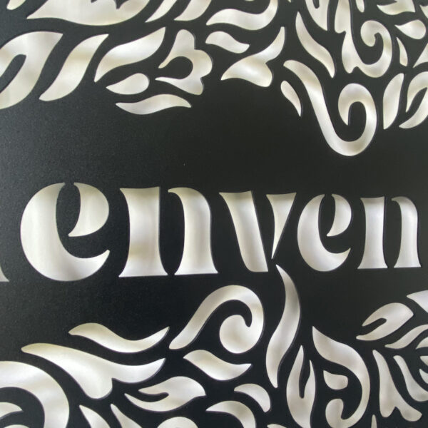 Tableau décoratif Bienvenue - noir – Image 4