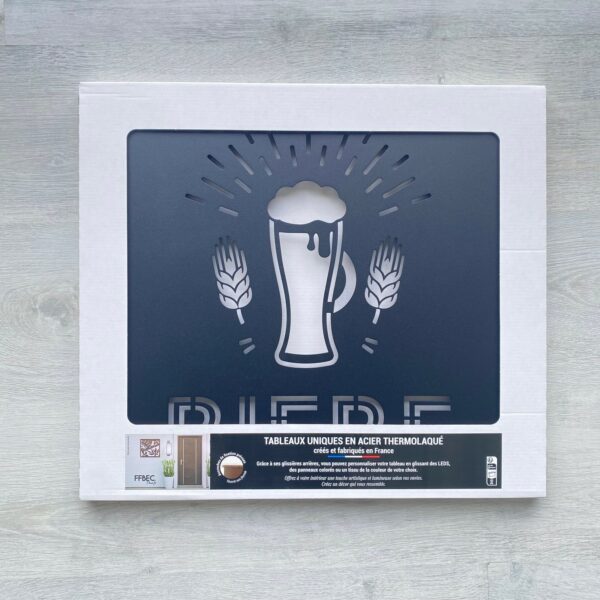 Tableau décoratif bière - noir – Image 4