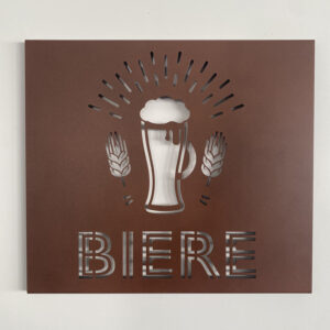 Tableau décoratif bière – rouille