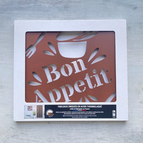 Tableau décoratif Bon appétit - rouille – Image 8