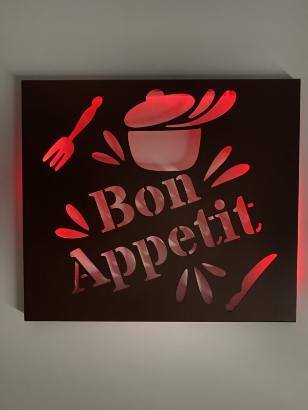 Tableau décoratif Bon appétit - rouille – Image 7