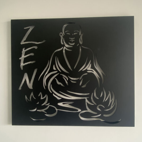 Tableau décoratif Boudha - noir