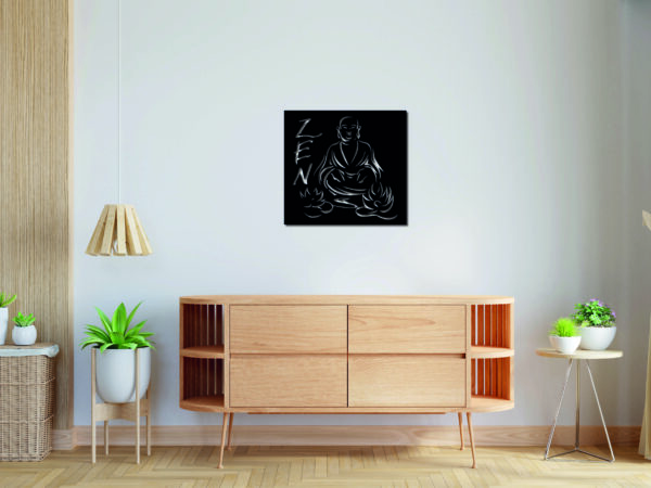 Tableau décoratif Boudha - noir – Image 2