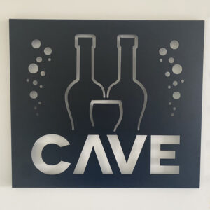 Tableau décoratif Cave – noir