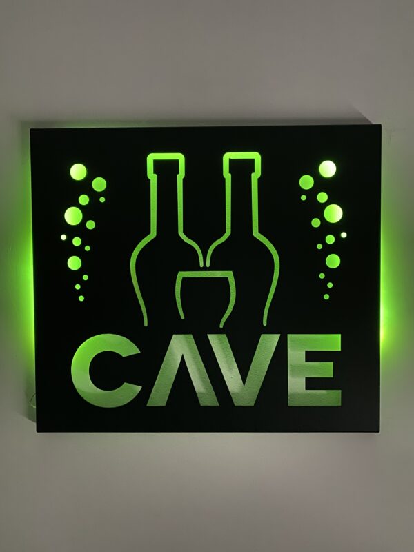 Tableau décoratif Cave - noir – Image 3