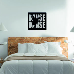 Tableau décoratif Danse – noir