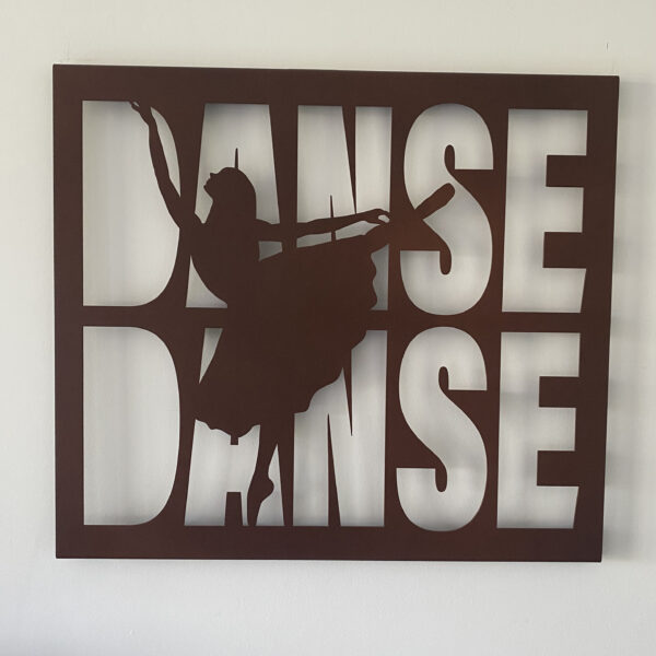 Tableau décoratif Danse - rouille – Image 2