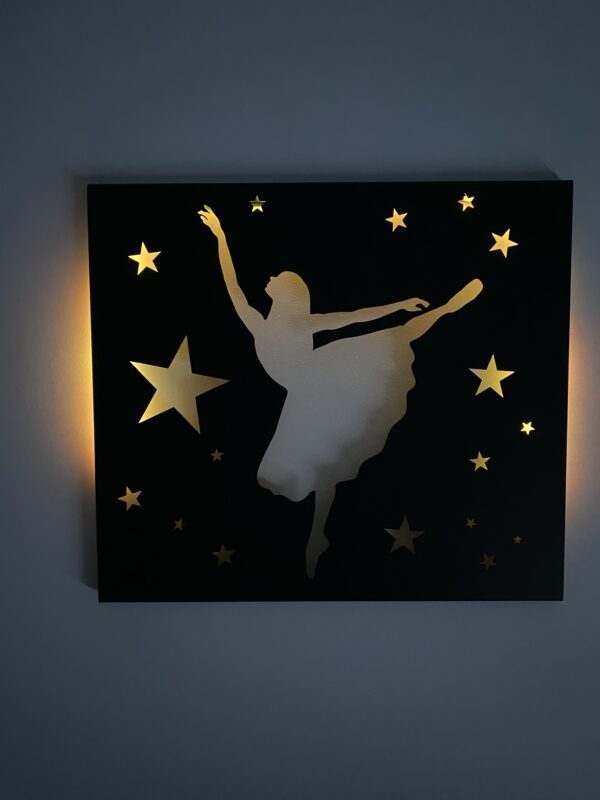Tableau décoratif Danseuse étoile - noir – Image 3