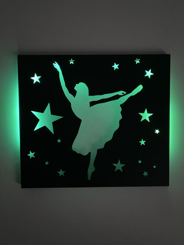 Tableau décoratif Danseuse étoile - rouille – Image 3