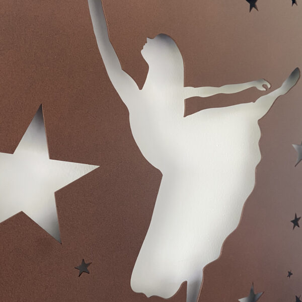 Tableau décoratif Danseuse étoile - rouille – Image 5