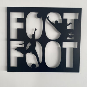 Tableau décoratif Foot – noir
