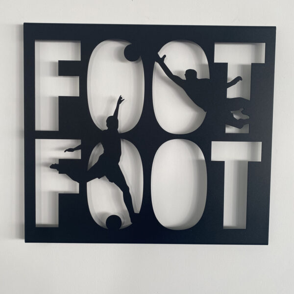 Tableau décoratif Foot - noir – Image 2