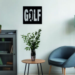Tableau décoratif Golf – noir