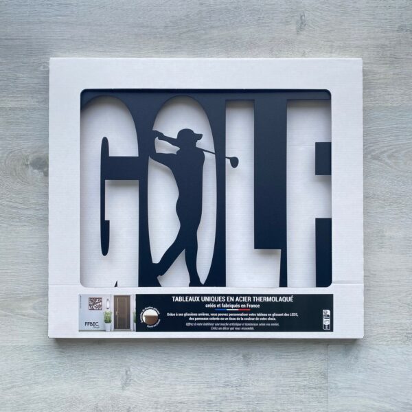 Tableau décoratif Golf - noir – Image 3