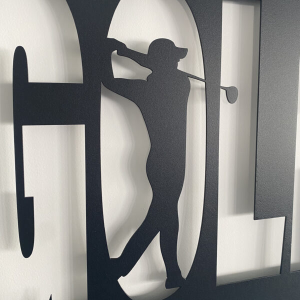 Tableau décoratif Golf - noir – Image 4