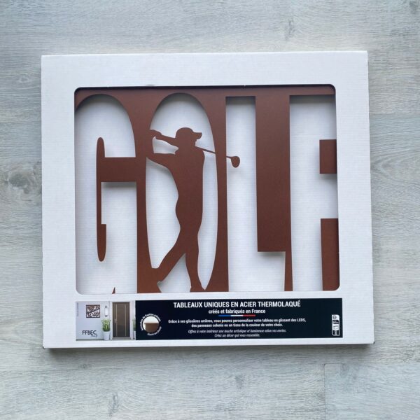 Tableau décoratif Golf - rouille – Image 3