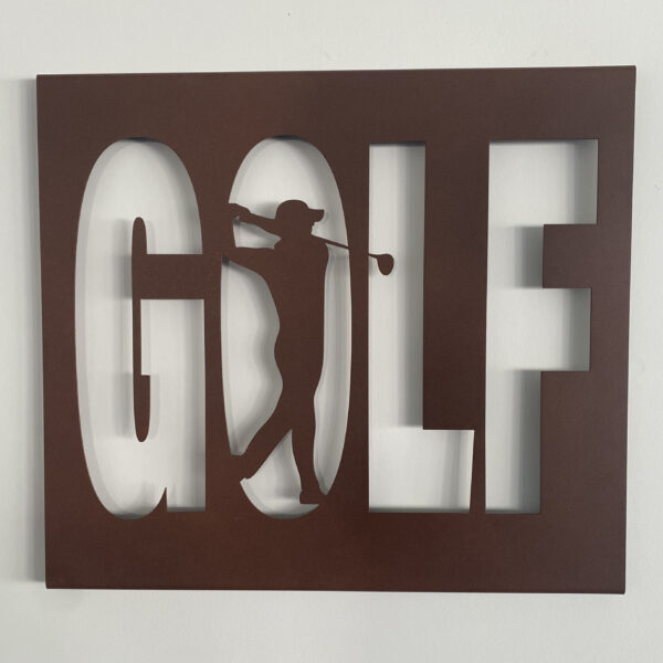 Tableau décoratif Golf - rouille – Image 2