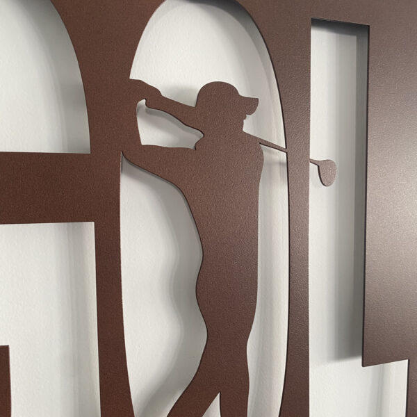 Tableau décoratif Golf - rouille – Image 4