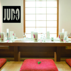 Tableau décoratif Judo – noir