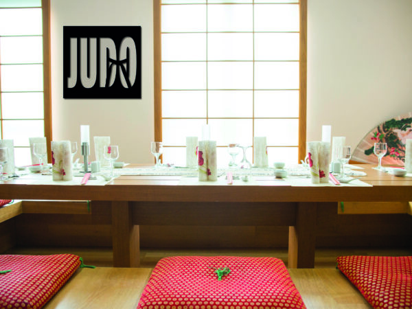 Tableau décoratif Judo - noir