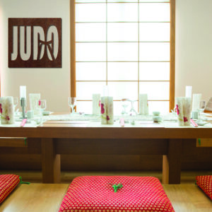 Tableau décoratif Judo – rouille