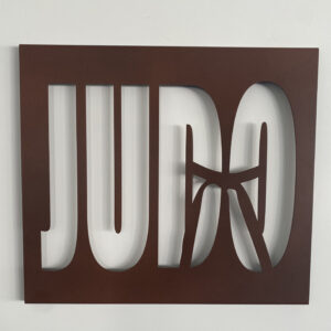 Tableau décoratif Judo – rouille