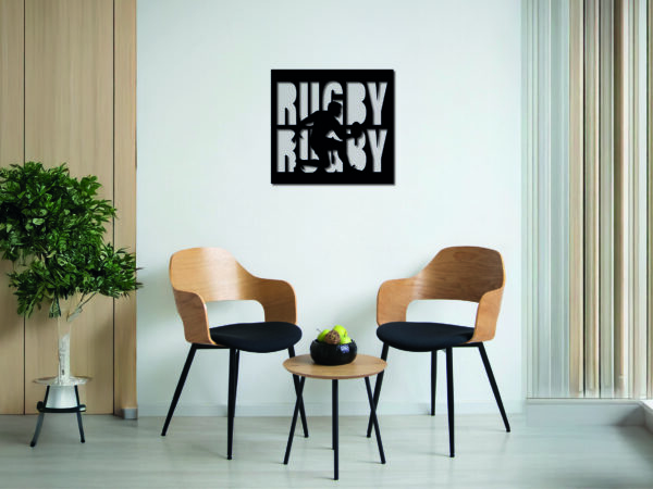 Tableau décoratif Rugby - noir – Image 2