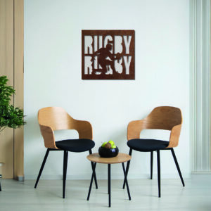Tableau décoratif Rugby – rouille