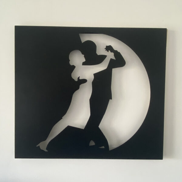 Tableau décoratif Tango - noir