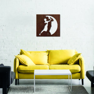 Tableau décoratif Tango – rouille