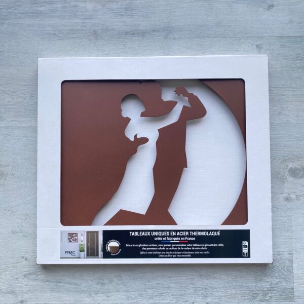 Tableau décoratif Tango - rouille – Image 4