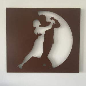 Tableau décoratif Tango – rouille