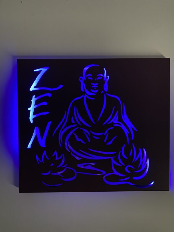 Tableau décoratif Boudha - rouille – Image 3